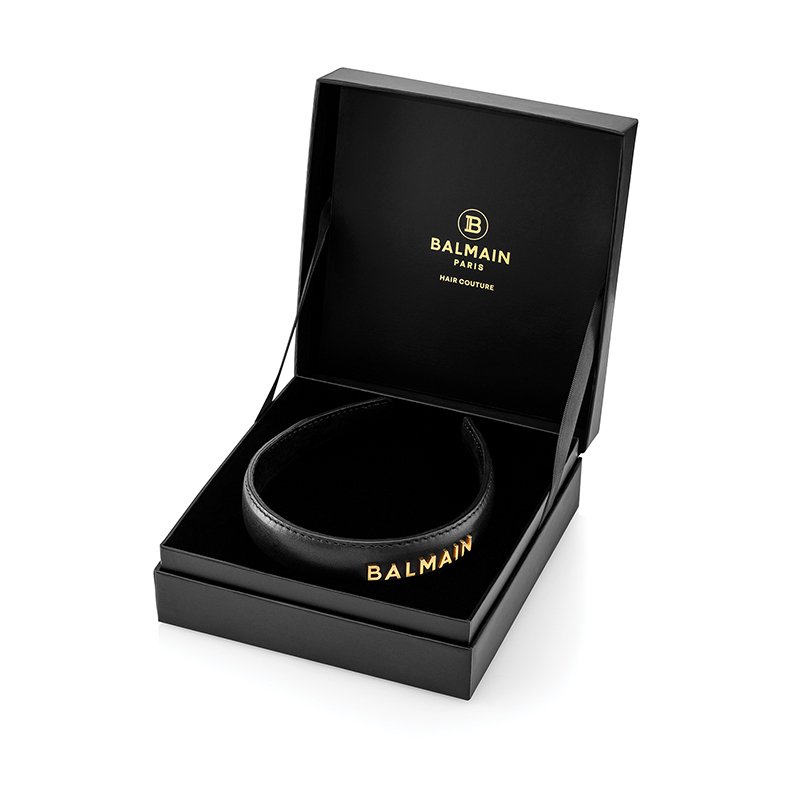 PLAUKŲ PRO - Su meile, Jūsų plaukams! BALMAIN HAIR prabangus lankelis plaukams dekoruotas 18k auksu