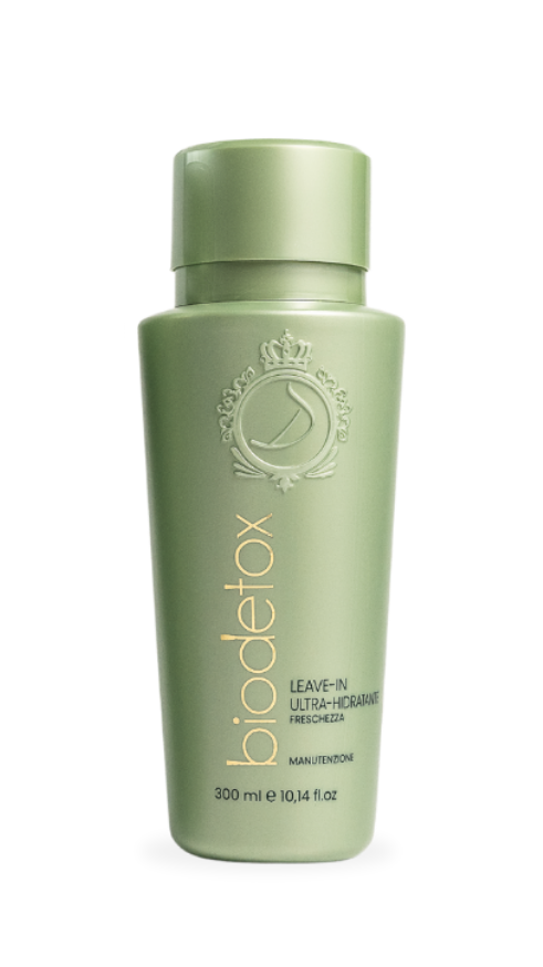 PLAUKŲ PRO - Su meile, Jūsų plaukams! DONATTI MANUTENZIONE Biodetox Leave In Ultra Hidratante Intensyviai plaukus drėkinantis ir apsaugantis kondicionierius, 300ml