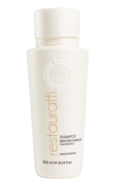 DONATTI MANUTENZIONE Restauratti Shampoo Reestruturador švelnus šampūnas, sausiems, pažeistiems plaukams, 300ml