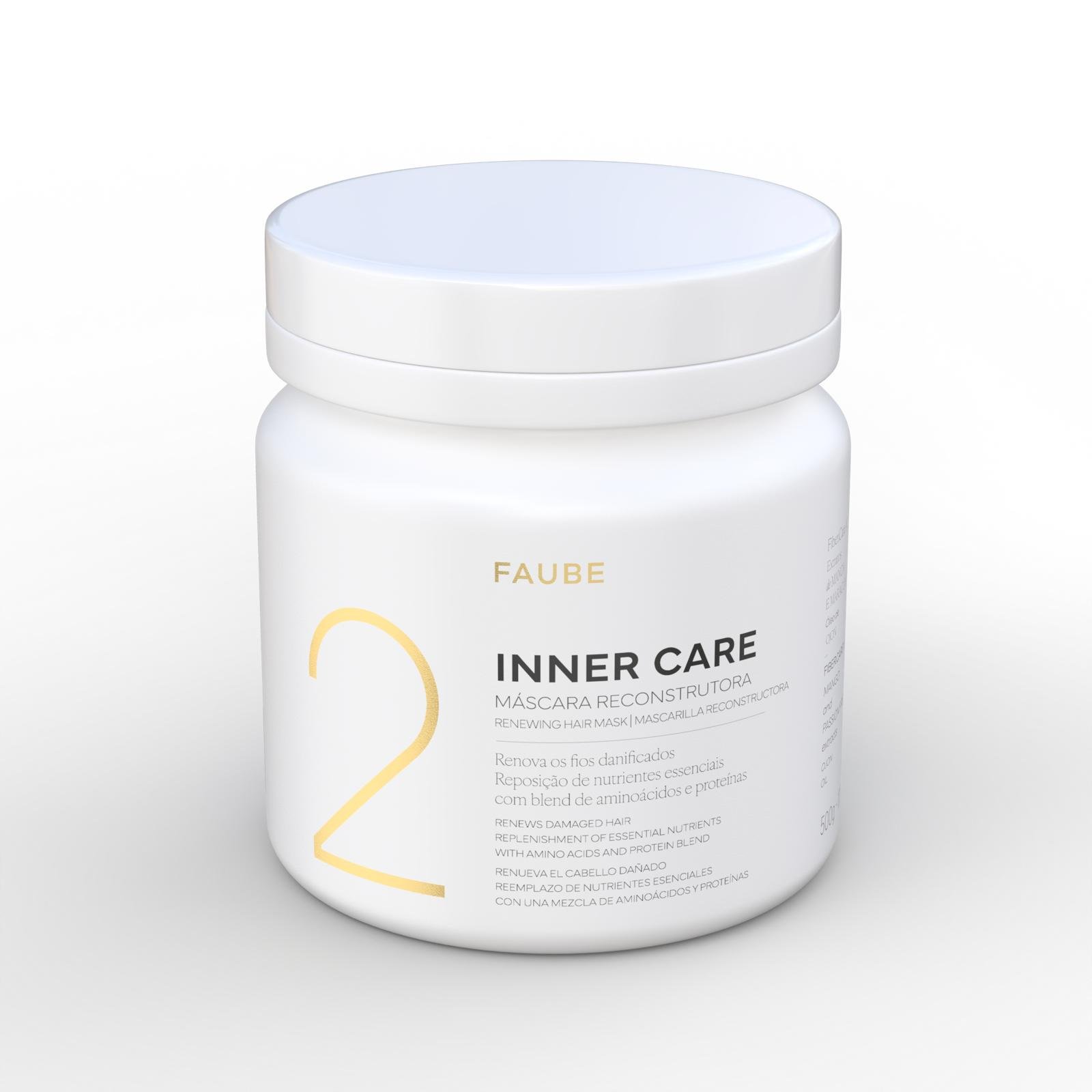 PLAUKŲ PRO - Su meile, Jūsų plaukams! FAUBE PROFESSIONAL Inner Care mask atkuriamoji kaukė, 300g