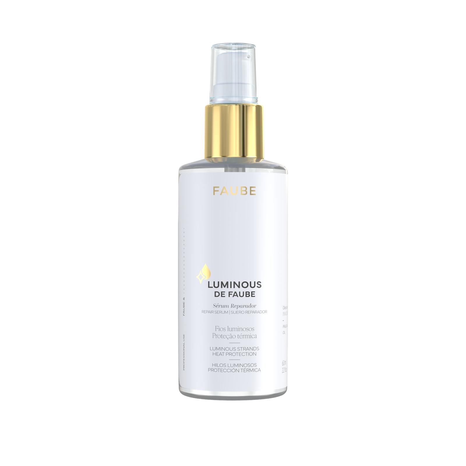 FAUBE PROFESSIONAL Luminous De Faube atstatantis plaukų serumas, 60ml