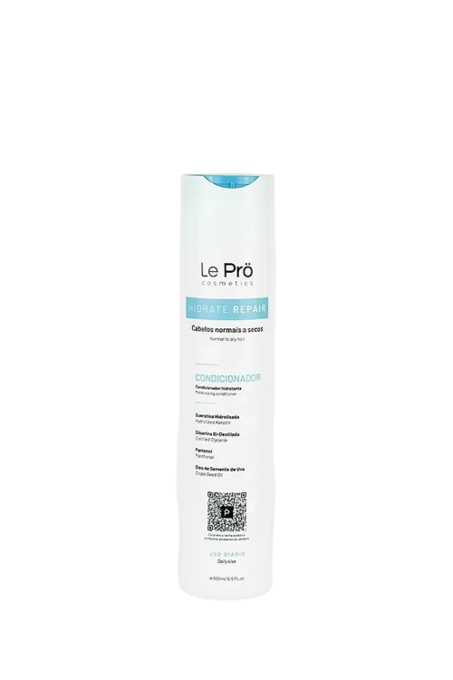 LE PRÖ Hydrate Repair drėkinamasis atkuriamasis kondicionierius visų tipų plaukams, 300ml
