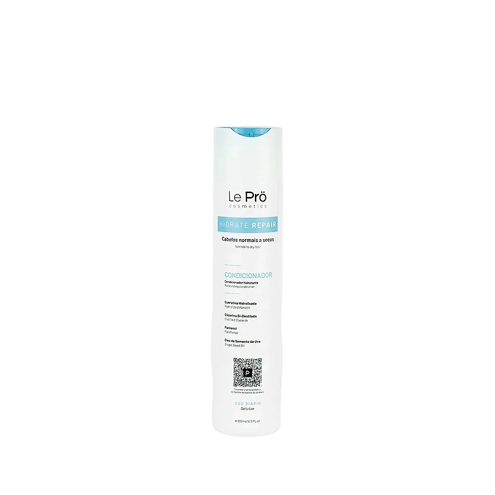 LE PRÖ Hydrate Repair drėkinamasis atkuriamasis kondicionierius visų tipų plaukams, 300ml