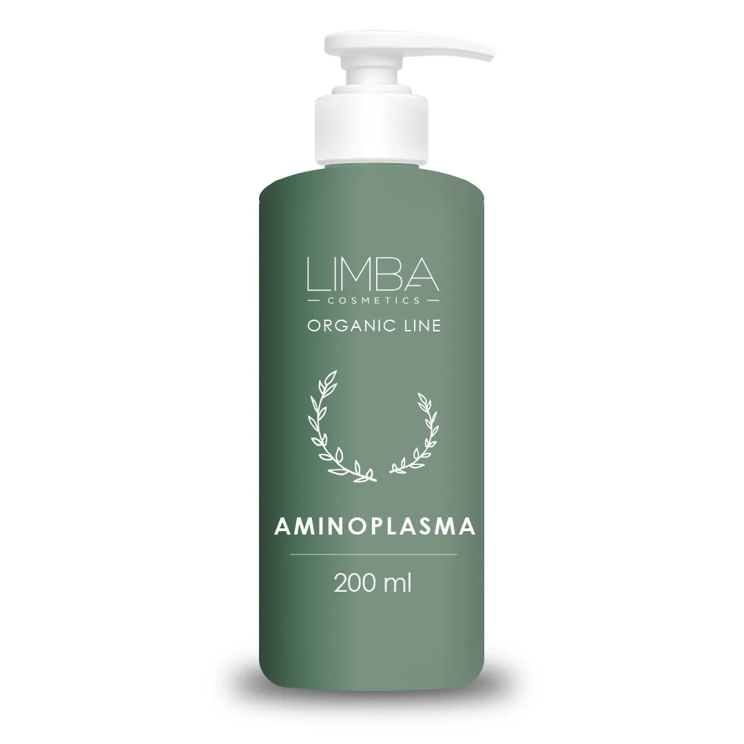 PLAUKŲ PRO - Su meile, Jūsų plaukams! LIMBA COSMETICS Organic Line Aminoplasma aminorūgštys, plaukus atstatanti kaukė, 200 ml