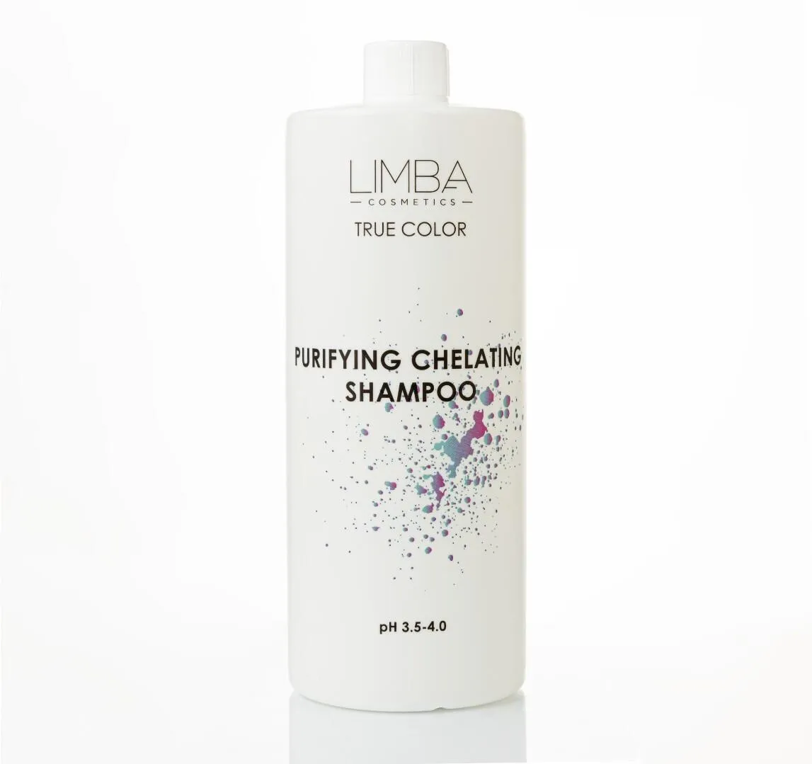 LIMBA COSMETICS True Color Purifying Chelating shampoo chelatinis, plaukus detoksikuojantis šampūnas, 1l