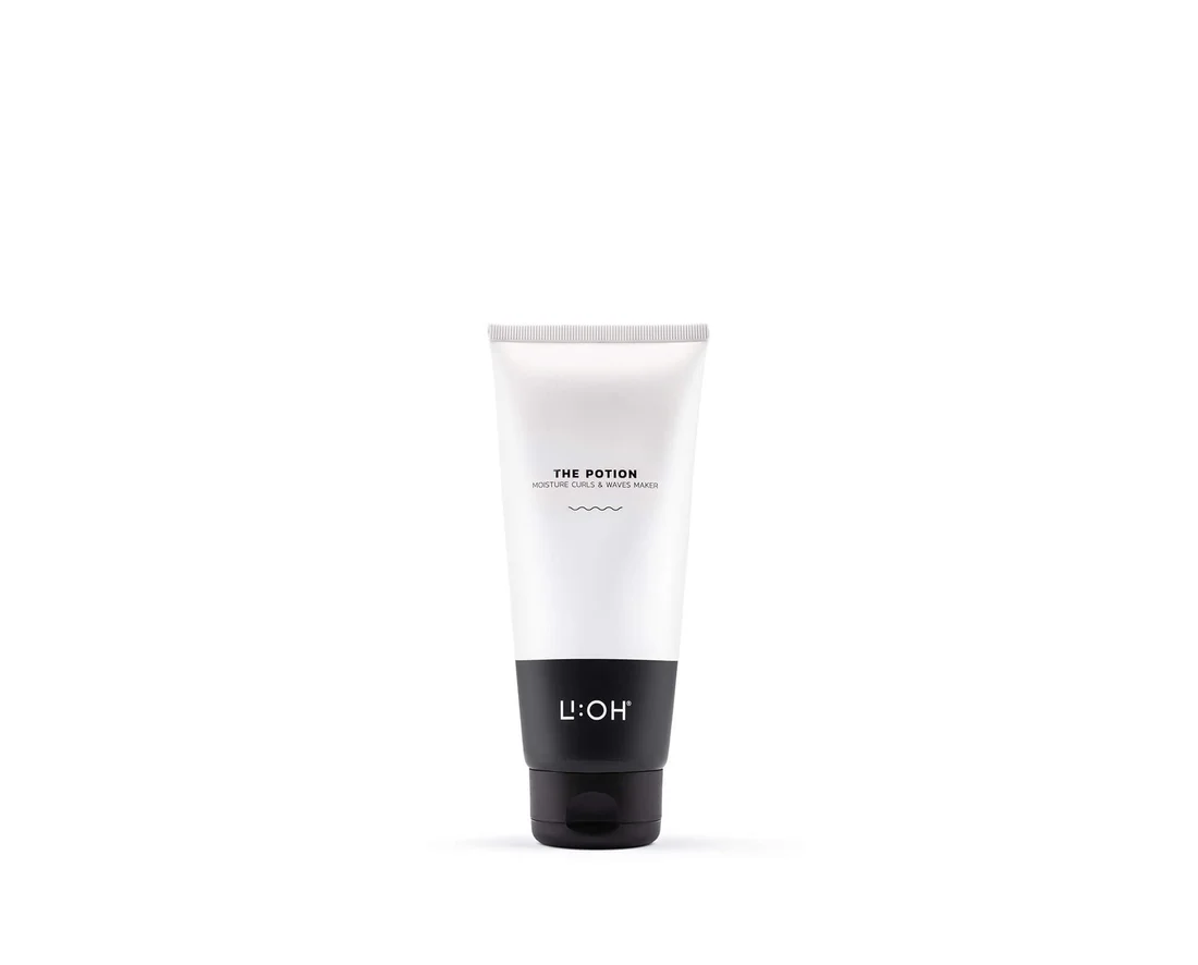 LI:OH the potion, moisture curls & waves maker vidutinės fiksacijos priemonė garbanotiems ir banguotiems plaukams, 200ml