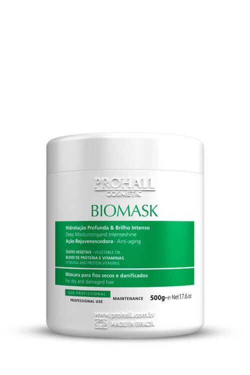PLAUKŲ PRO - Su meile, Jūsų plaukams! PROHALL PROFESSIONAL Biomask Prohall drėkinanti kaukė, 500g