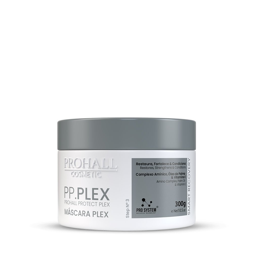 PLAUKŲ PRO - Su meile, Jūsų plaukams! PROHALL PROFESSIONAL Protect Plex Prohall Mask drėkinanti ir atstatanti plaukus kaukė, 300g