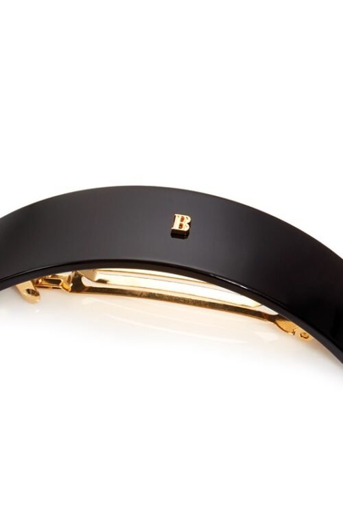BALMAIN HAIR Barrette L Black plaukų segtukas