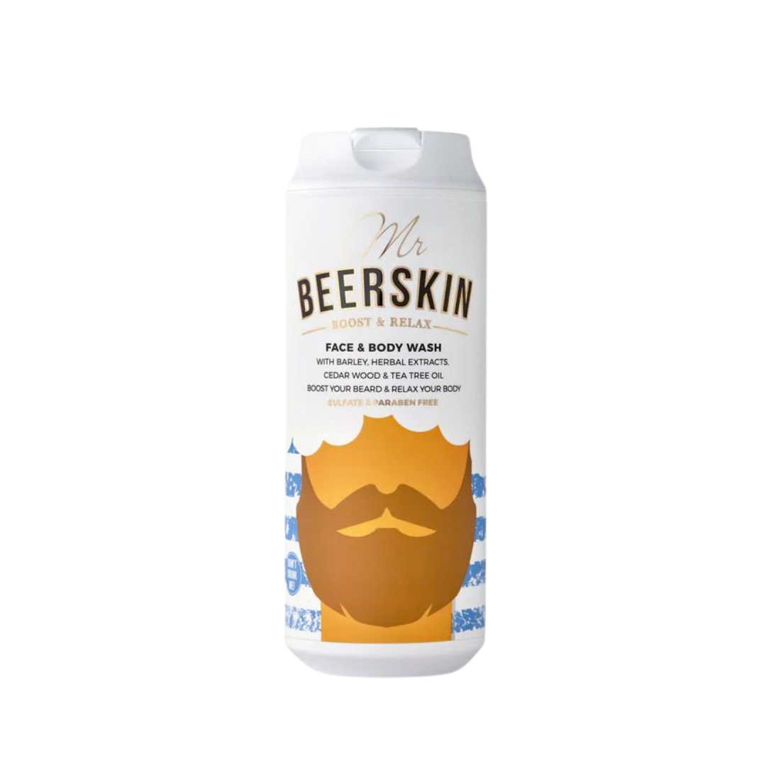 Mr. Beerskin veido ir kūno prausiklis (440ml)