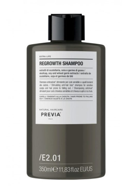 PLAUKŲ PRO - Su meile, Jūsų plaukams! PREVIA Extra Life Regrowth augimą skatinantis šampūnas, 350ml