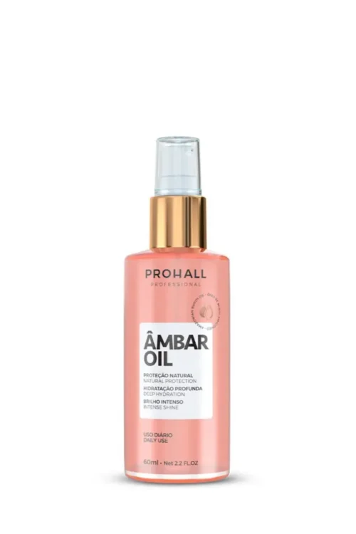 PLAUKŲ PRO - Su meile, Jūsų plaukams! PROHALL PROFESSIONAL Amber baigiamasis plaukų aliejus, 60ml