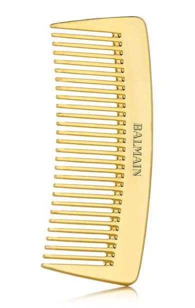 PLAUKŲ PRO - Su meile, Jūsų plaukams! BALMAIN golden pocket comb