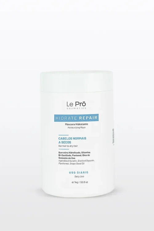 PLAUKŲ PRO - Su meile, Jūsų plaukams! Le Prö Hydrate Repair drėkinamoji atkuriamoji kaukė visų tipų plaukams, 1kg