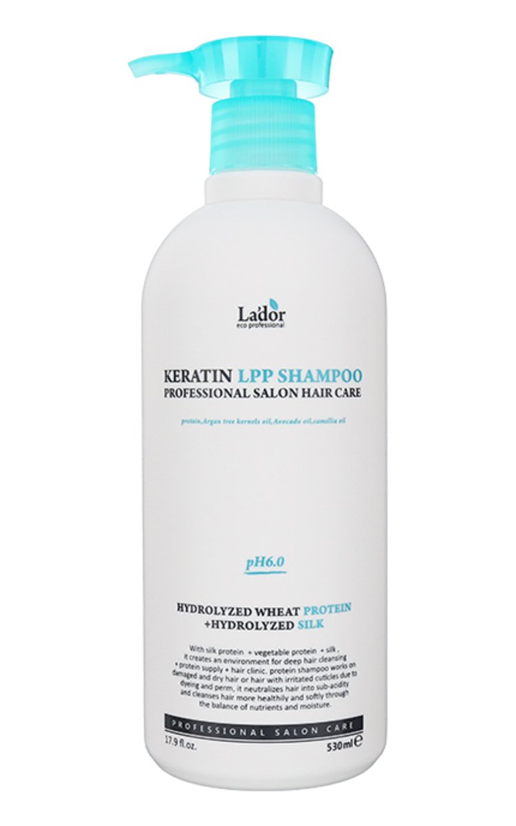 PLAUKŲ PRO - Su meile, Jūsų plaukams! LADOR Keratin LPP giliai valantis šampūnas 530 ml